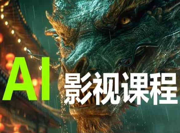 AI电影创作,AI影视创作全套完整课程-轻创业指南_活动策划_自媒体素材资源站嘉文资源站